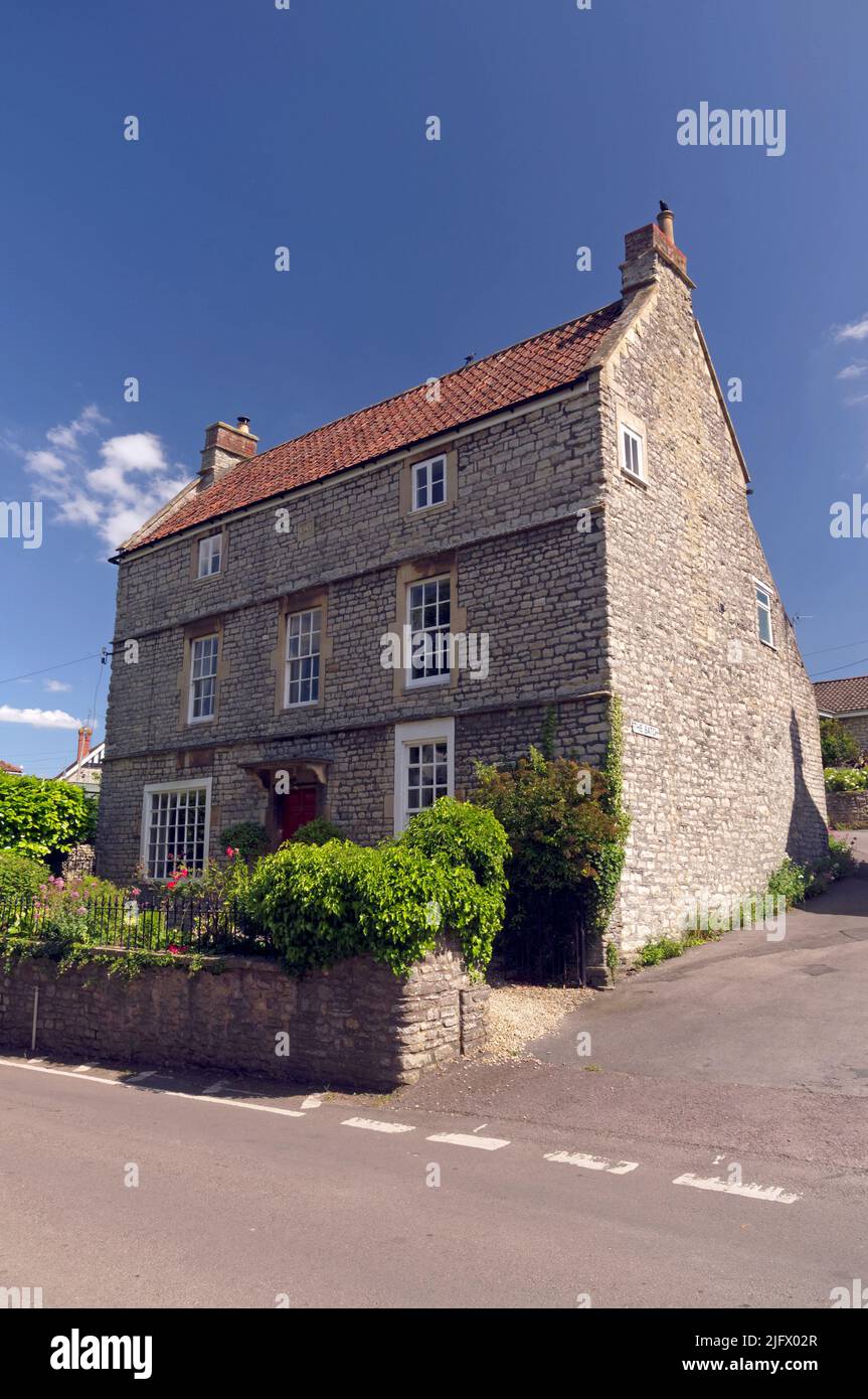 Brassknocker House, High Street, Saltford near Bristol. June 2022 Stock