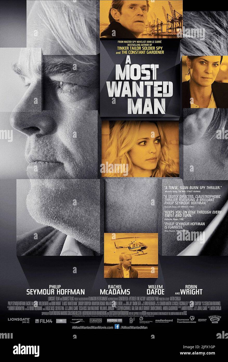 MOVIE POSTER, A MOST WANTED MAN, 2014 Stock Photo