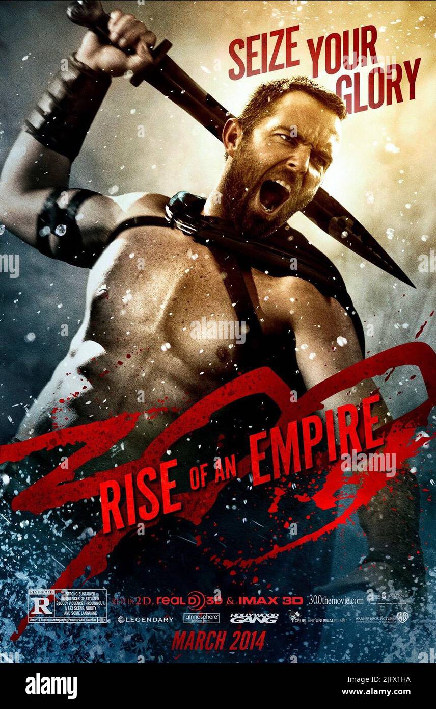 SULLIVAN STAPLETON POSTER, 300: RISE OF AN EMPIRE, 2014 Stock Photo - Alamy