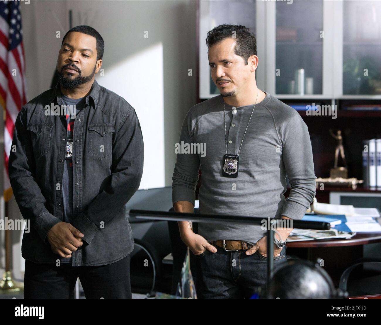 ICE CUBE, JOHN LEGUIZAMO, RIDE ALONG, 2014 Stock Photo Alamy