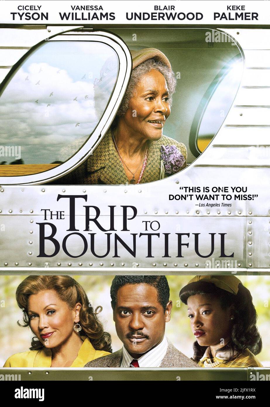 CICELY TYSON, VANESSA WILLIAMS, BLAIR UNDERWOOD, KEKE PALMER POSTER, THE TRIP TO BOUNTIFUL, 2014 Stock Photo