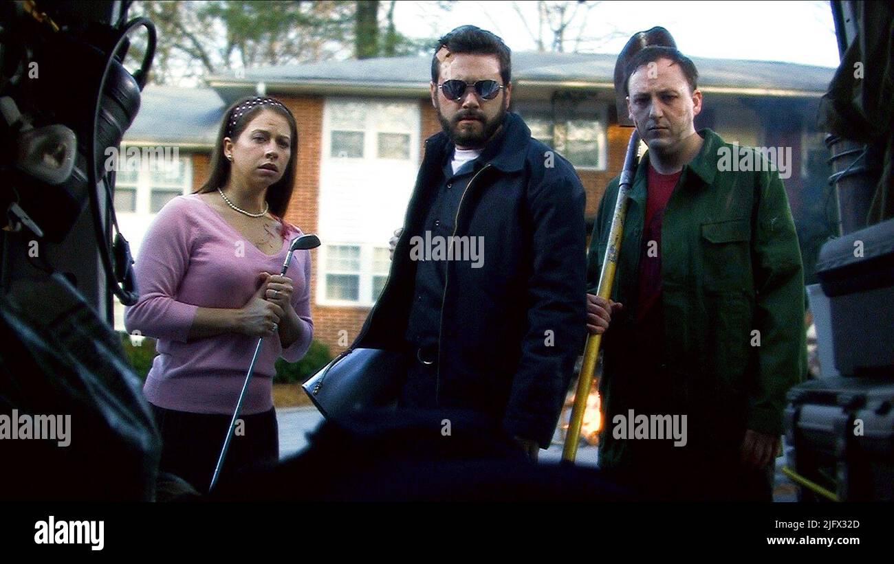 CHERI CHRISTIAN, AJ BOWEN, SCOTT POYTHRESS, THE SIGNAL, 2014 Stock Photo