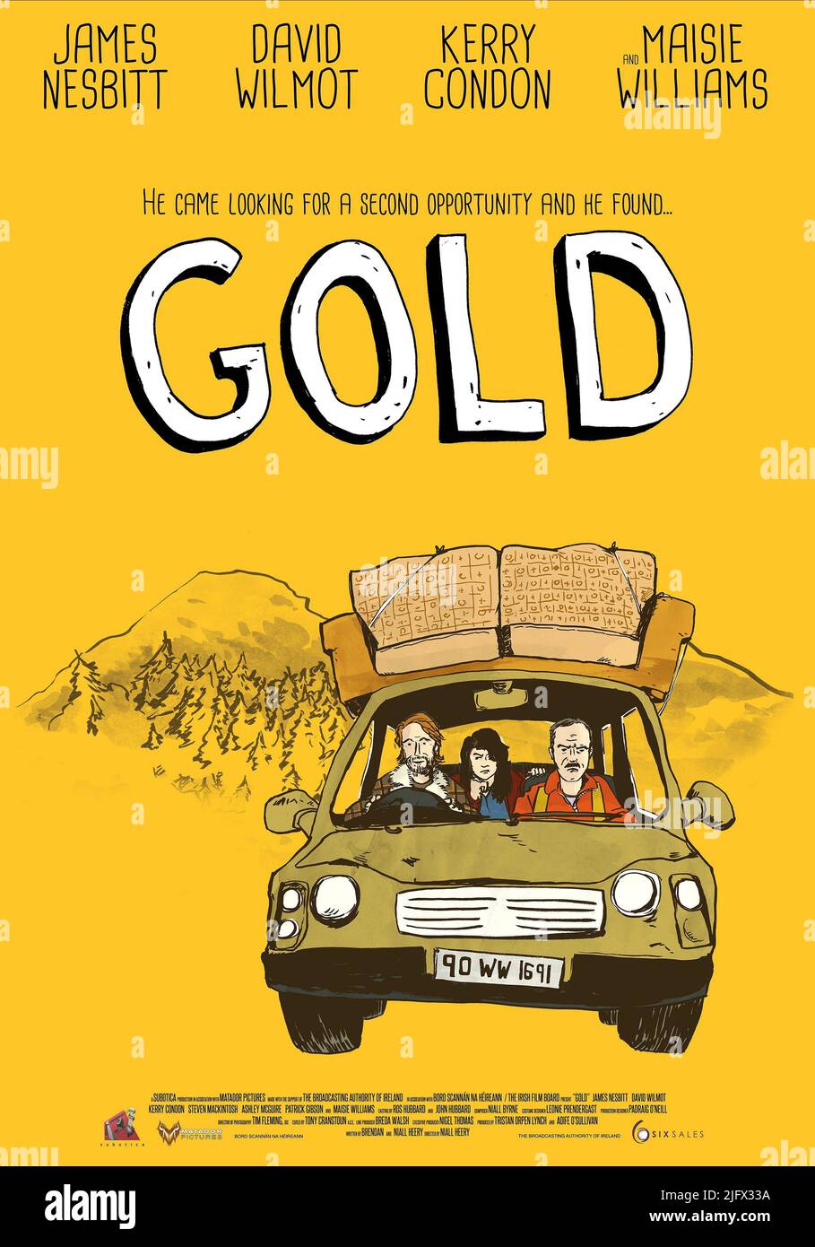 MOVIE POSTER, GOLD, 2014 Stock Photo - Alamy