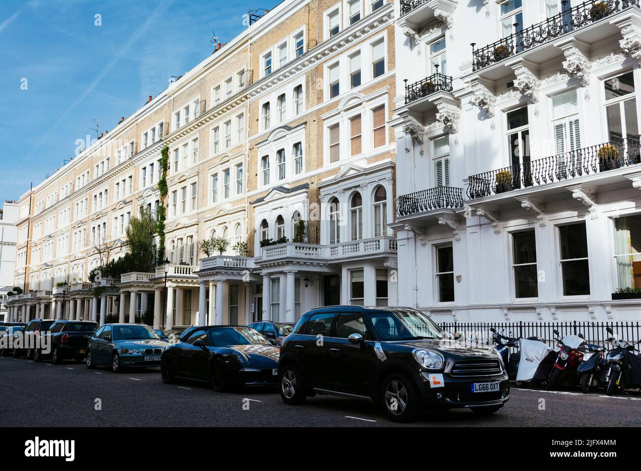 Typical South Kensington Architecture. Royal Borough of Kensington and Chelsea. London, England