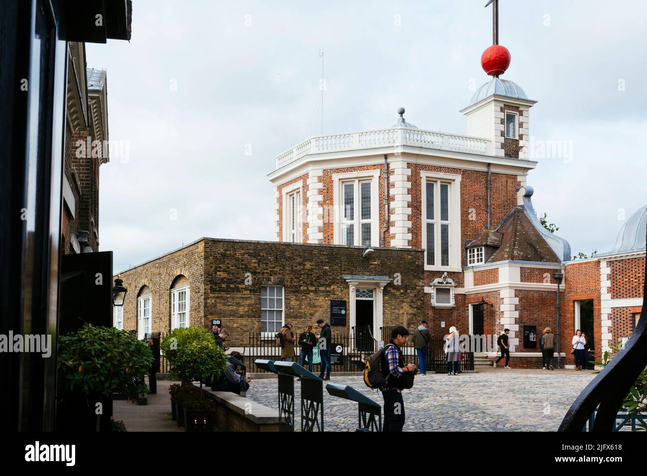 The Royal Observatory, Greenwich - ROG-, known as the Old Royal Observatory from 1957 to 1998, when the working Royal Greenwich Observatory, RGO, temp Stock Photo