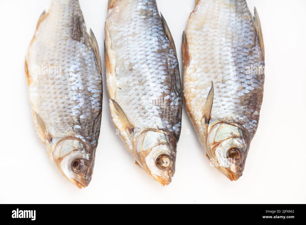 Dry fish. Seafood snack for beer. Salted sundried, jerked or smoked