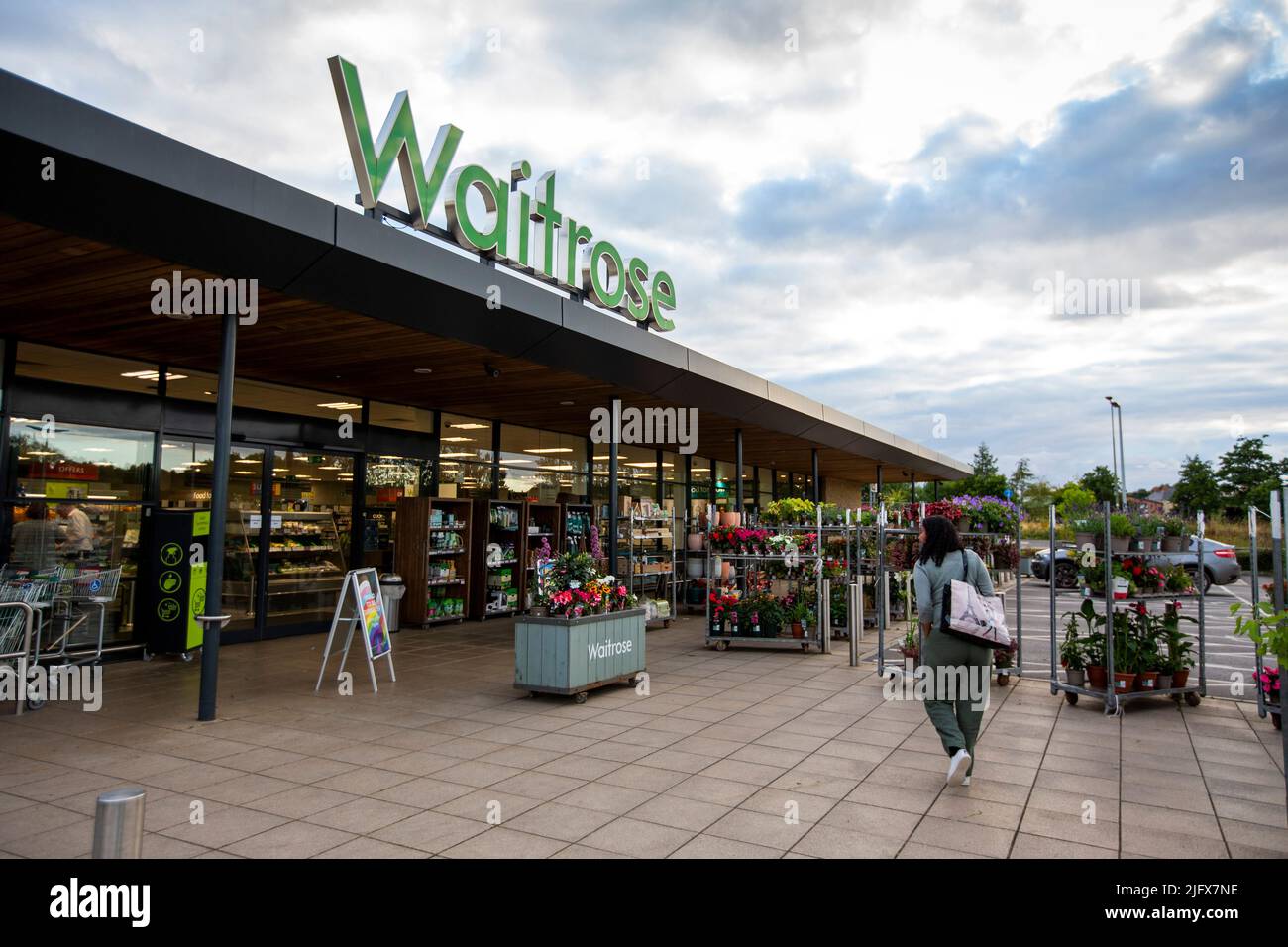 Waitrose supermarket, Faringdon, Oxfordshire, England, UK Stock Photo