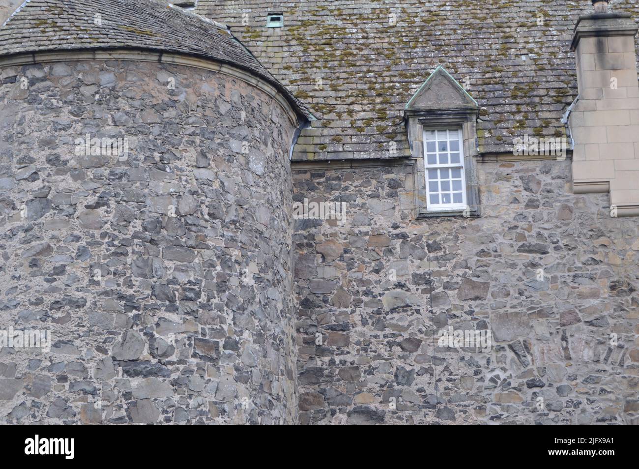 16th century Earlshall Castle, Leuchars, Fife, Scotland, July 2022, Open Gardens Stock Photo