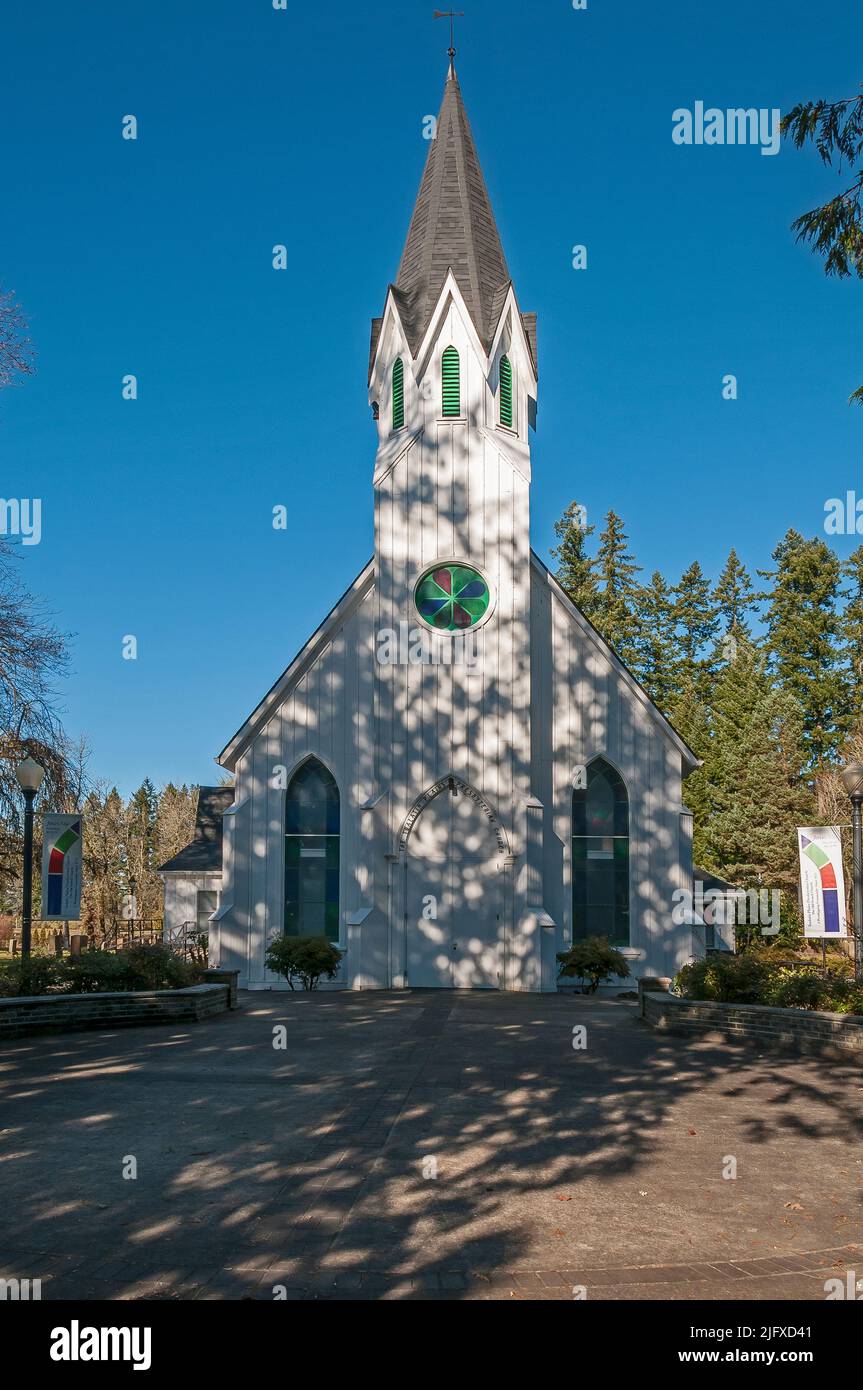 The Old Scotch Church in Hillsboro, Oregon Stock Photo Alamy