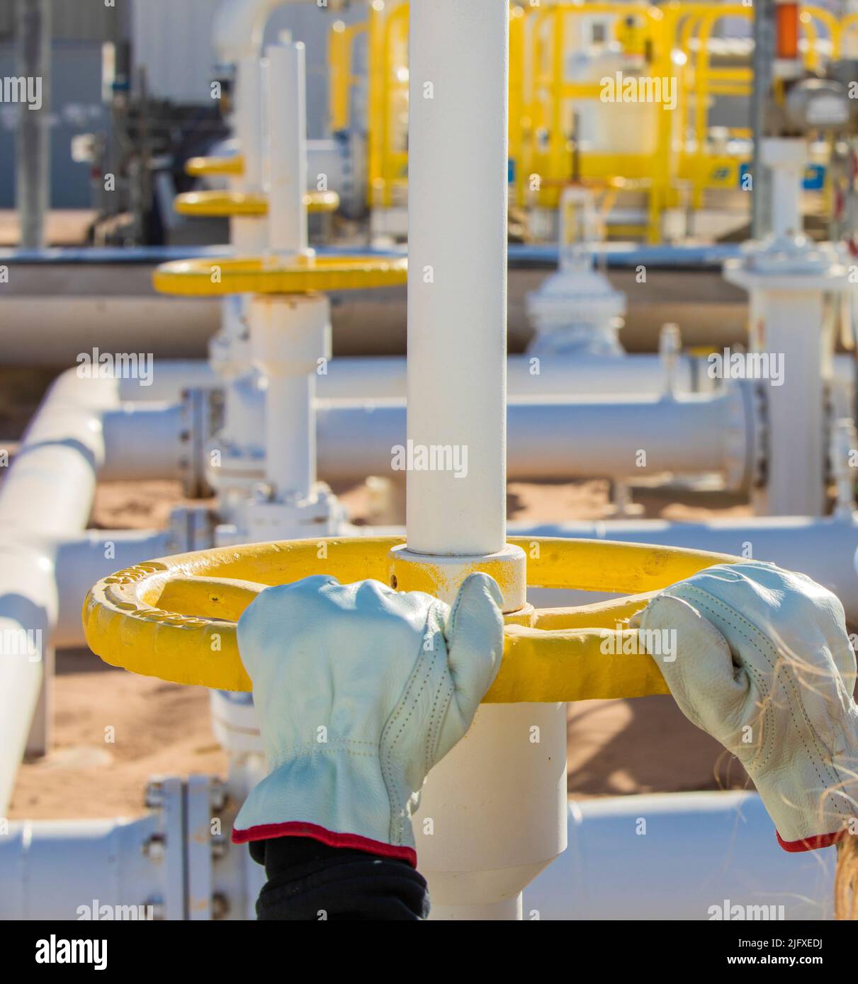 Oil Tank Farm in West Texas Stock Photo Alamy