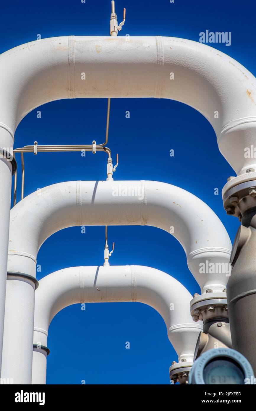 Oil Tank Farm in West Texas Stock Photo Alamy