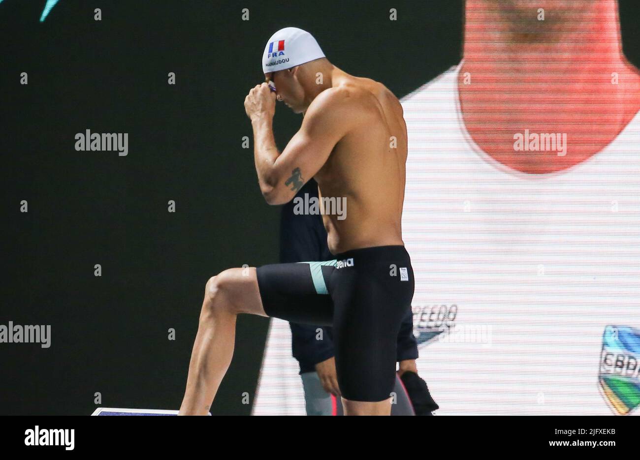 Florent Manaudou of France 1/2 Finale 50 M Freestyle Men during the 19th  FINA World Championships Budapest 2022, Swimming event on June 23 2022 in  Budapest, Hungary - Photo Laurent Lairys / DPPI Stock Photo - Alamy