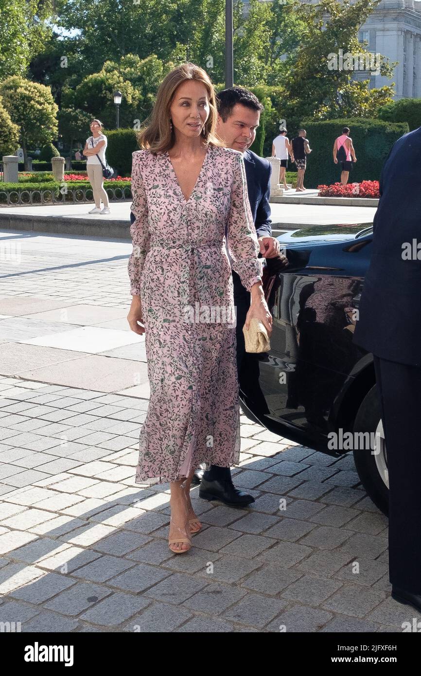 Madrid, Spain. 05th July, 2022. Isabel Preysler attends the premiere of the opera ‘Nabucco' at the royal theater in Madid. Credit: SOPA Images Limited/Alamy Live News Stock Photo