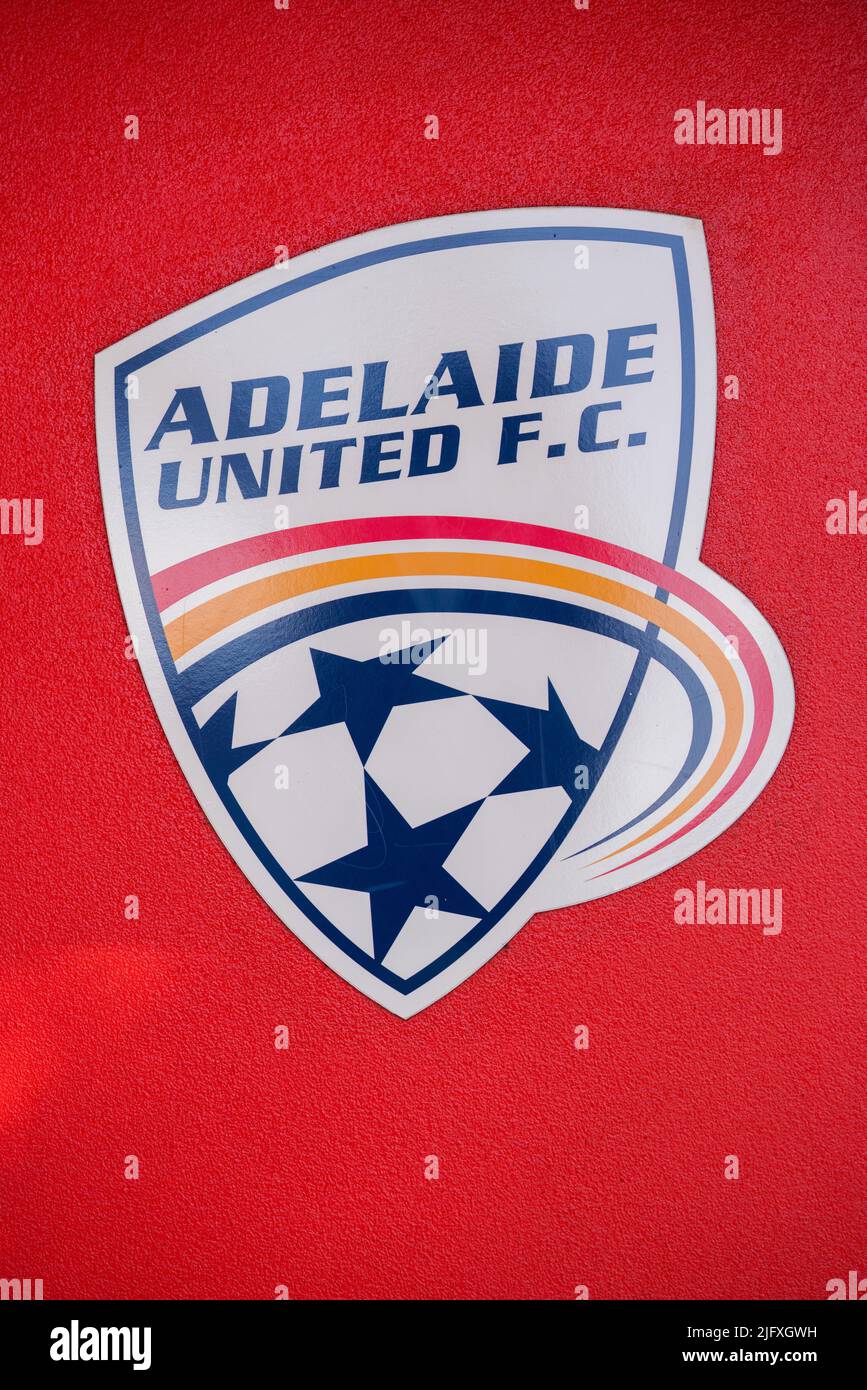5 July 2022: Adelaide United FC Logo Stock Photo - Alamy