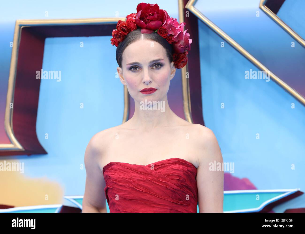 London, UK, 05/07/2022, Natalie Portman attends UK Gala Screening of "Thor: Love And Thunder" at Odeon Leicester Square in London Stock Photo