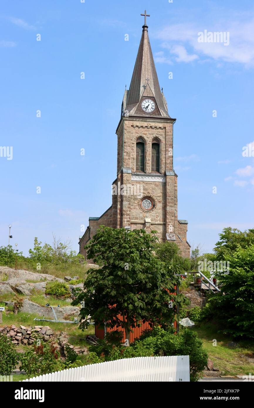 Fjällbacka Church in June 2022 Stock Photo