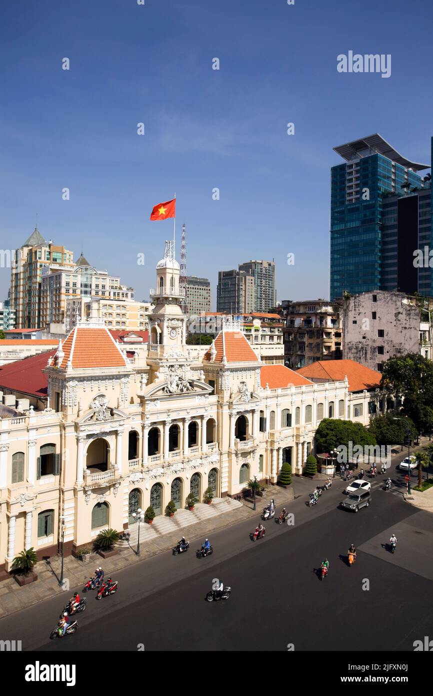 Ho Chi Minh City Hall or Hotel de Ville de Saigon was built in 1902