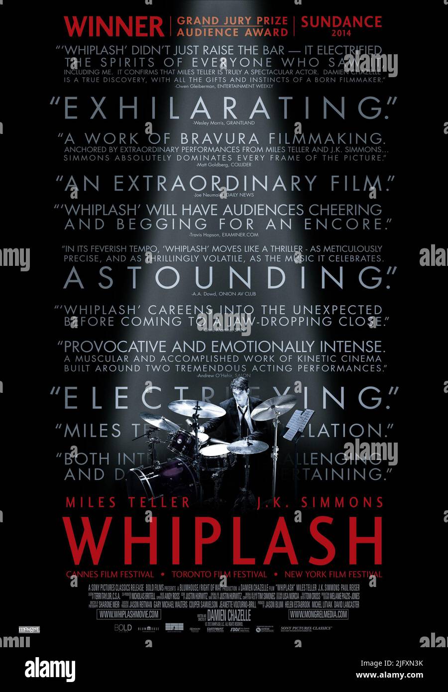 MOVIE POSTER, WHIPLASH, 2014 Stock Photo Alamy