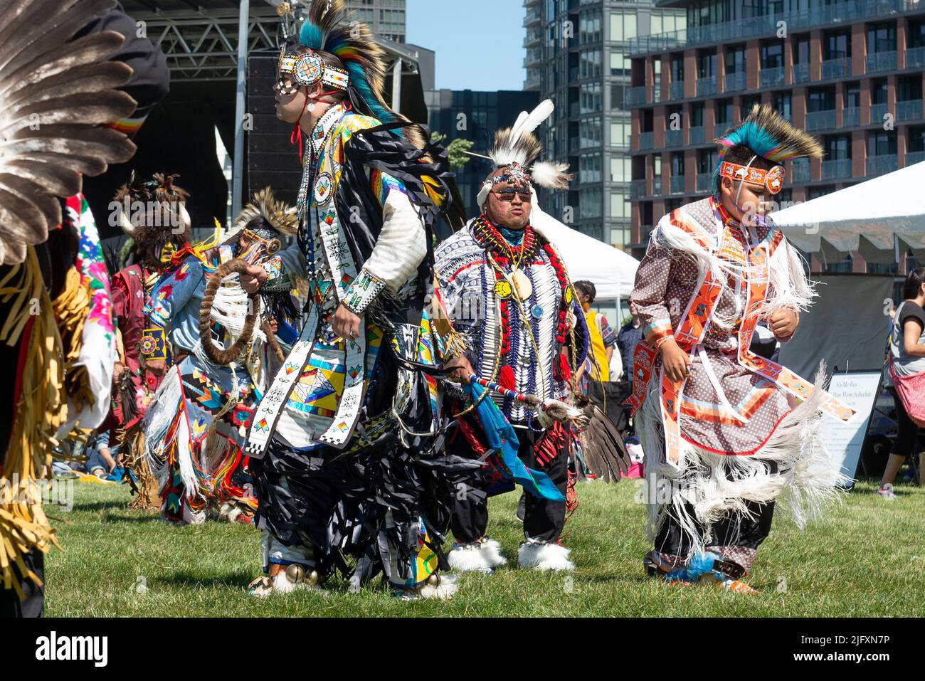 Toronto, ON, Canada - June 18, 2022: Dancer during the National