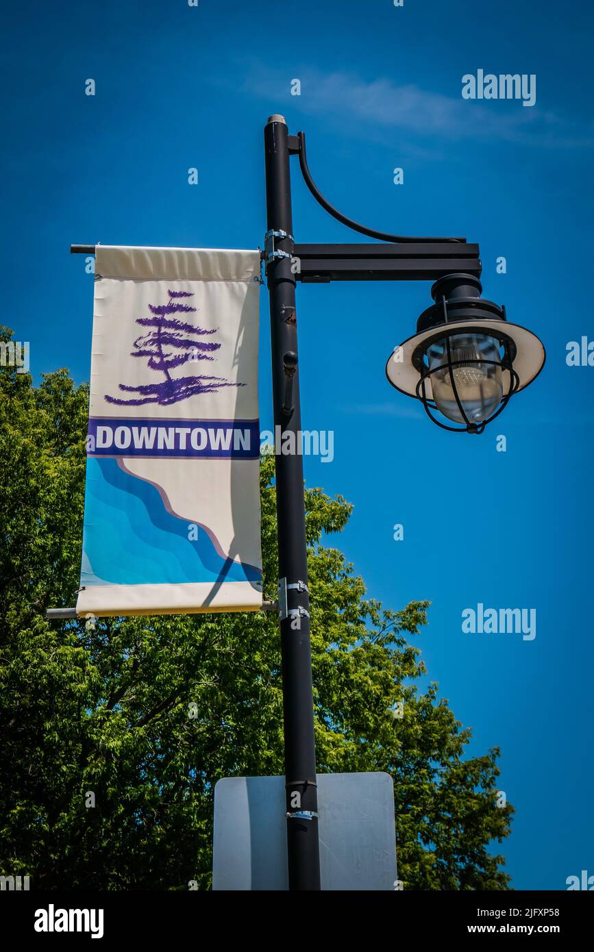 Parry Sound Sign Parry sound downtown sign hi-res stock photography and images - Alamy