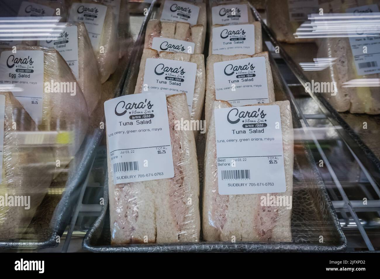 Caras convenience store Sudbury Ontario Canada Stock Photo Alamy