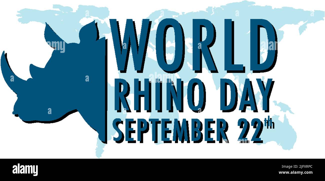 World rhino day poster hi-res stock photography and images - Alamy