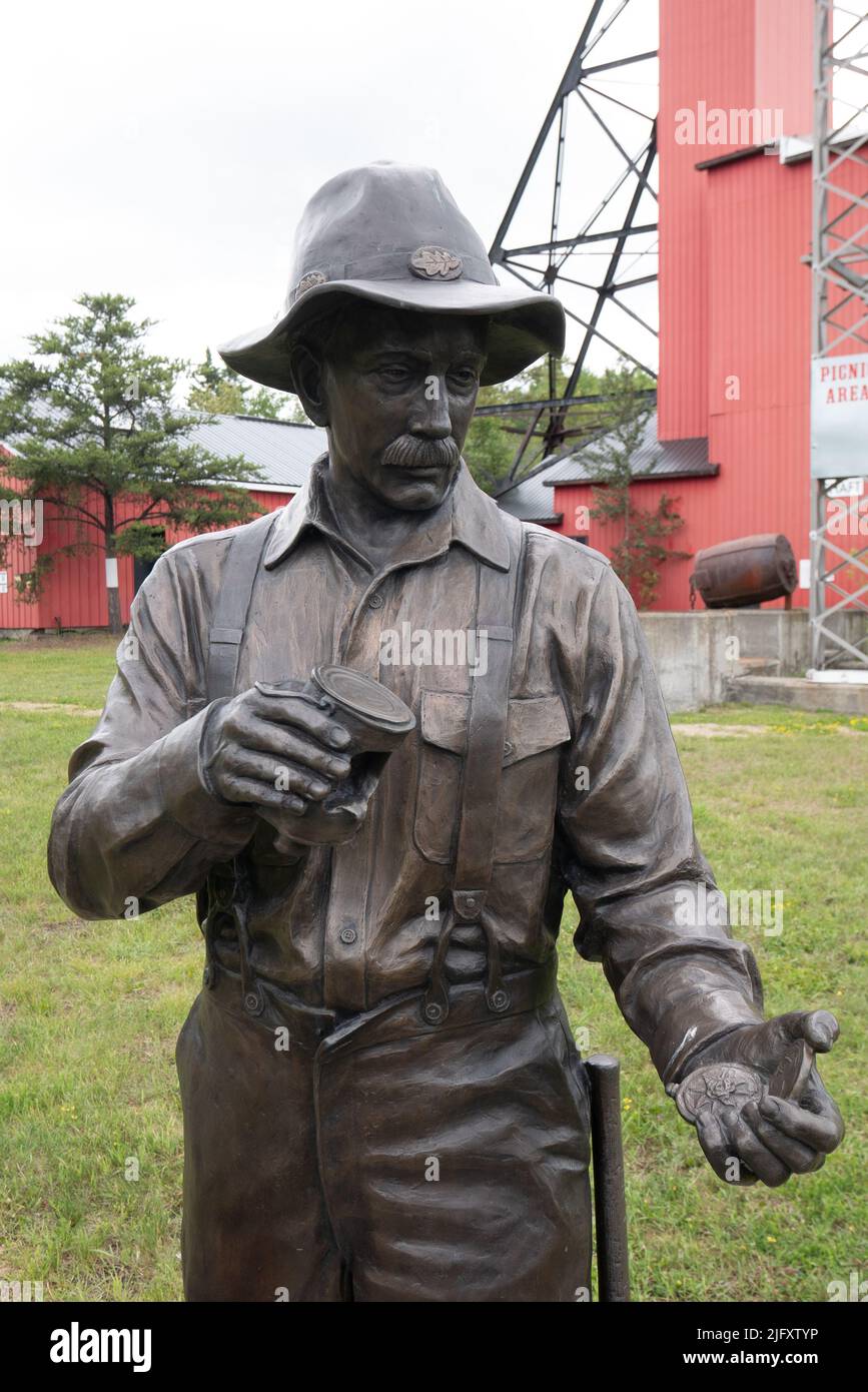Toburn Gold Mine museum in Kirkland Lake, Ontario, Canada Stock Photo
