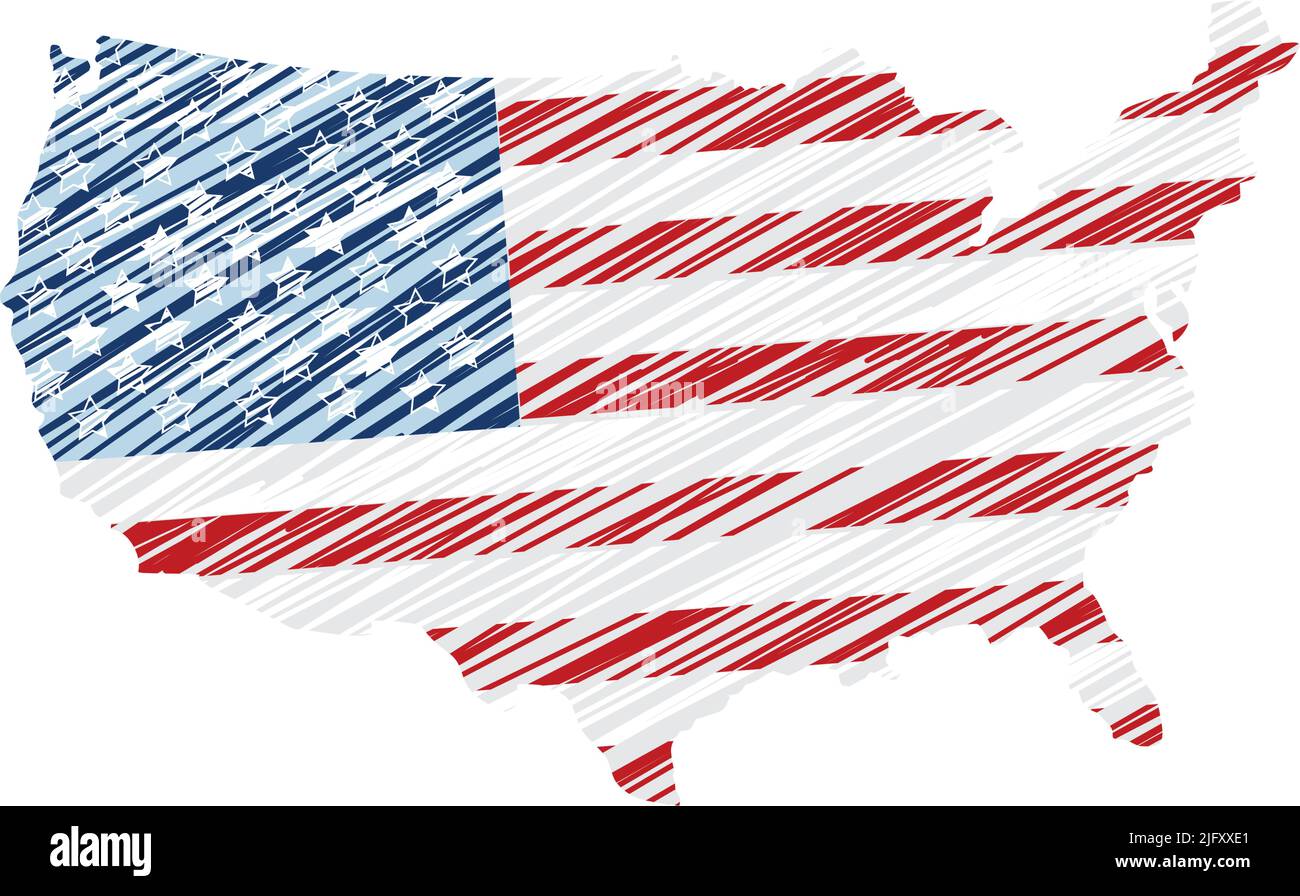 grunge usa map Stock Vector Image & Art - Alamy