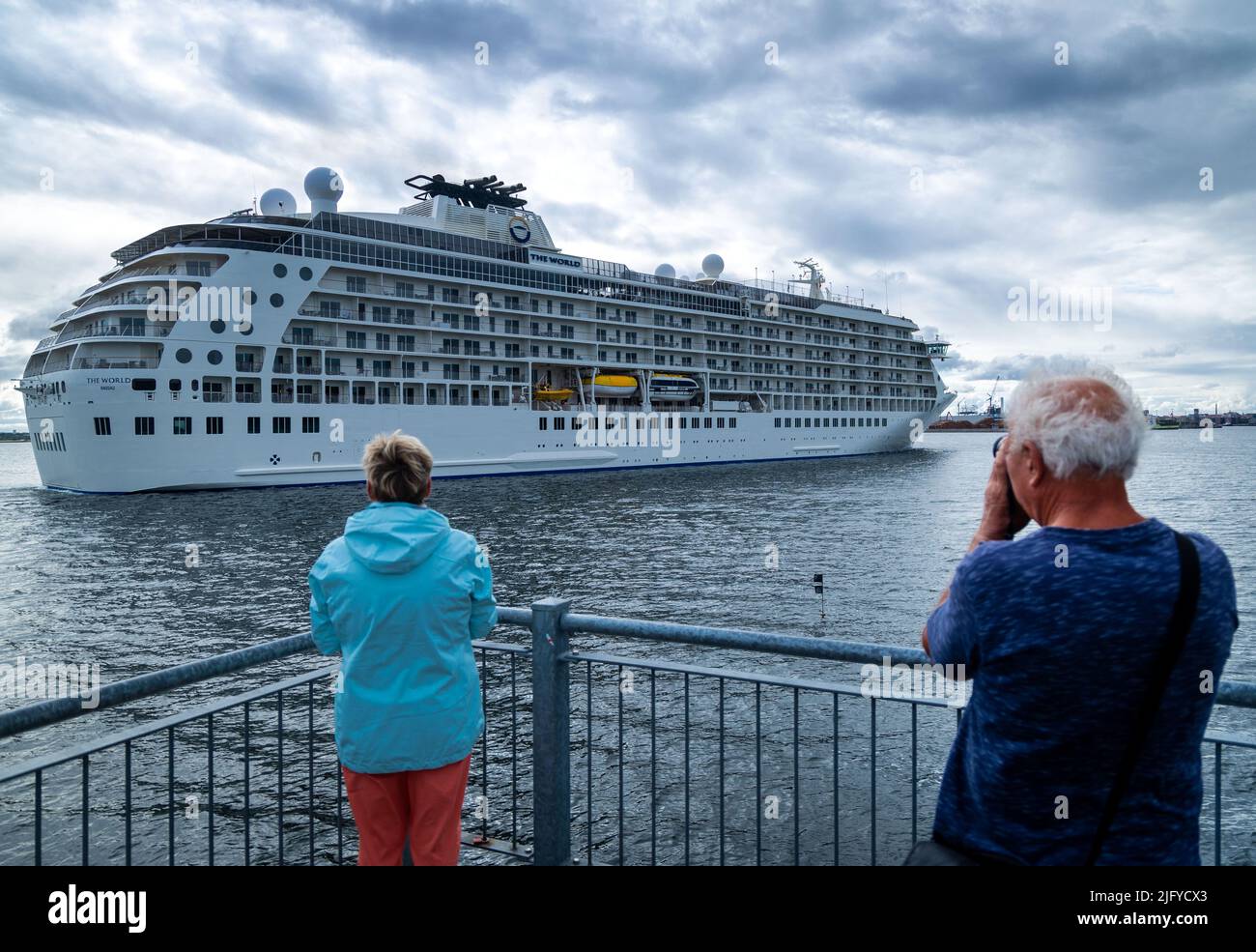 Private residential ship the world hires stock photography and images