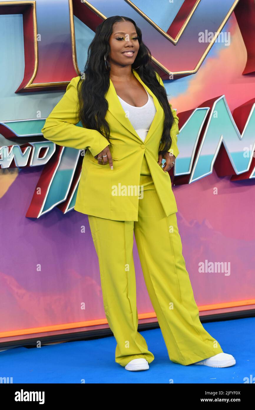 Nadia Jae arrives at the Marvel Studios' an exclusive gala screening of