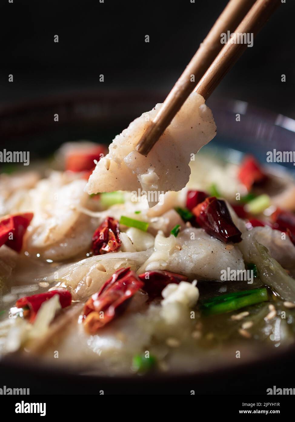 Traditional Chinese food Pickled Fish Stock Photo Alamy