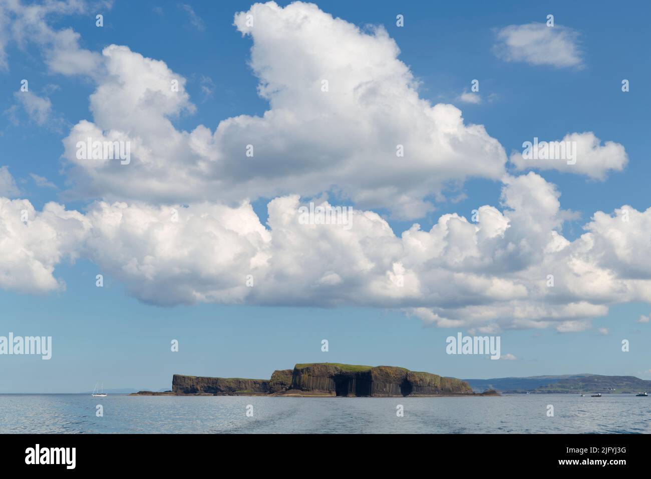 Staffa Island, Inner Hebrides, Western Scotland Stock Photo