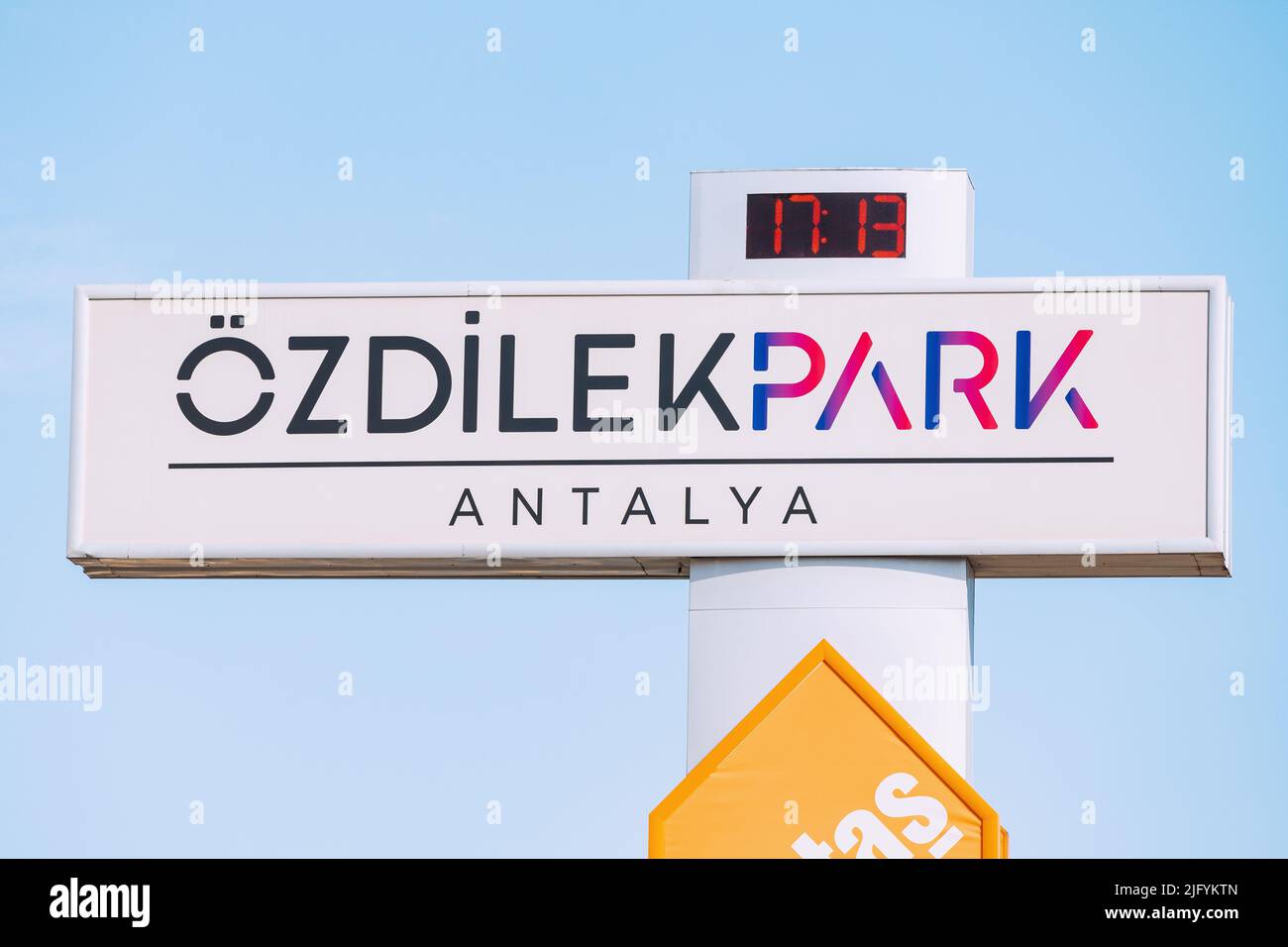 30 May 2022, Antalya, Turkey: Ozdilek Park shopping Mall in Antalya. Popular market place and commerce Stock Photo