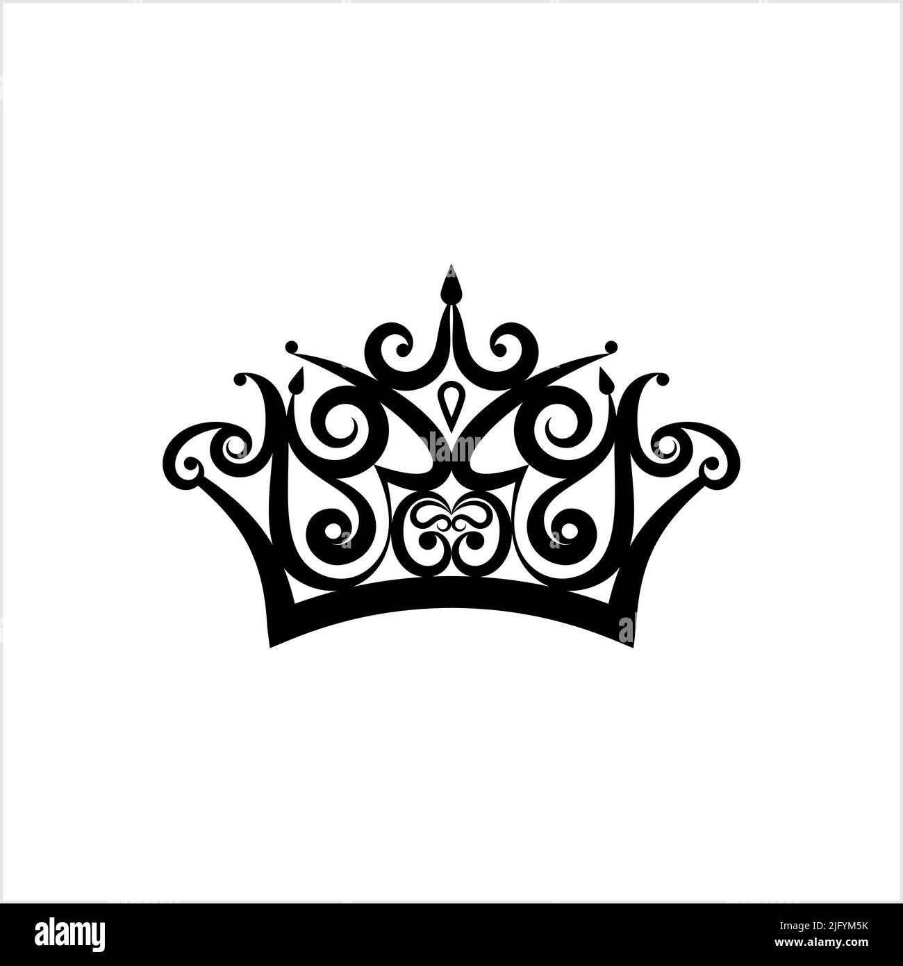 Crown Icon, Crown Vector Art Illustration Stock Vector Image & Art - Alamy