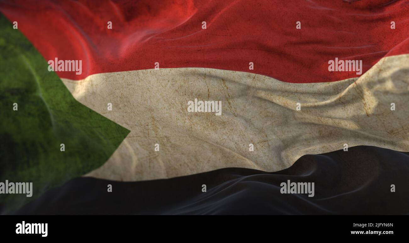 Sudanese vector flag hi-res stock photography and images - Alamy