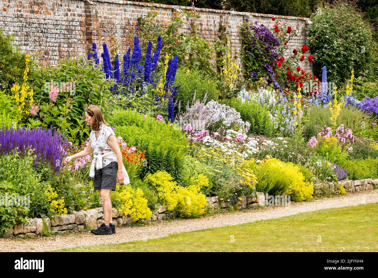Waterperry garden near Oxford UK in summer Stock Photo