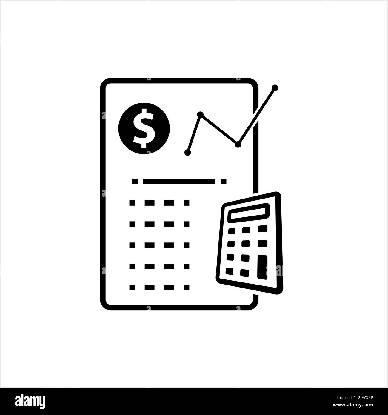Bookkeeping Icon, Accounting Icon, Business Icon Vector Art ...