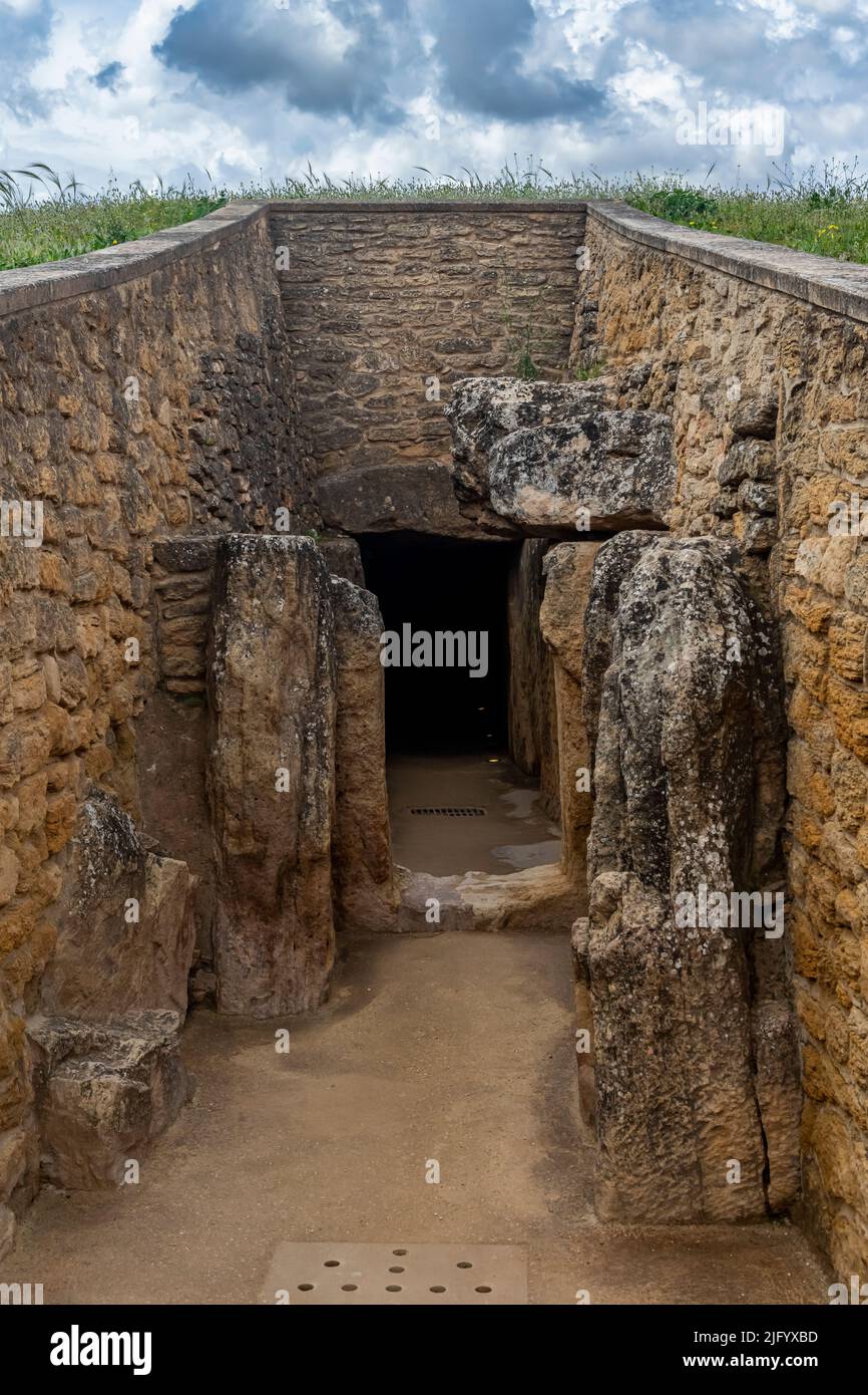 Antequera Dolmens Site, UNESCO World Heritage Site, Andalucia, Spain, Europe Stock Photo