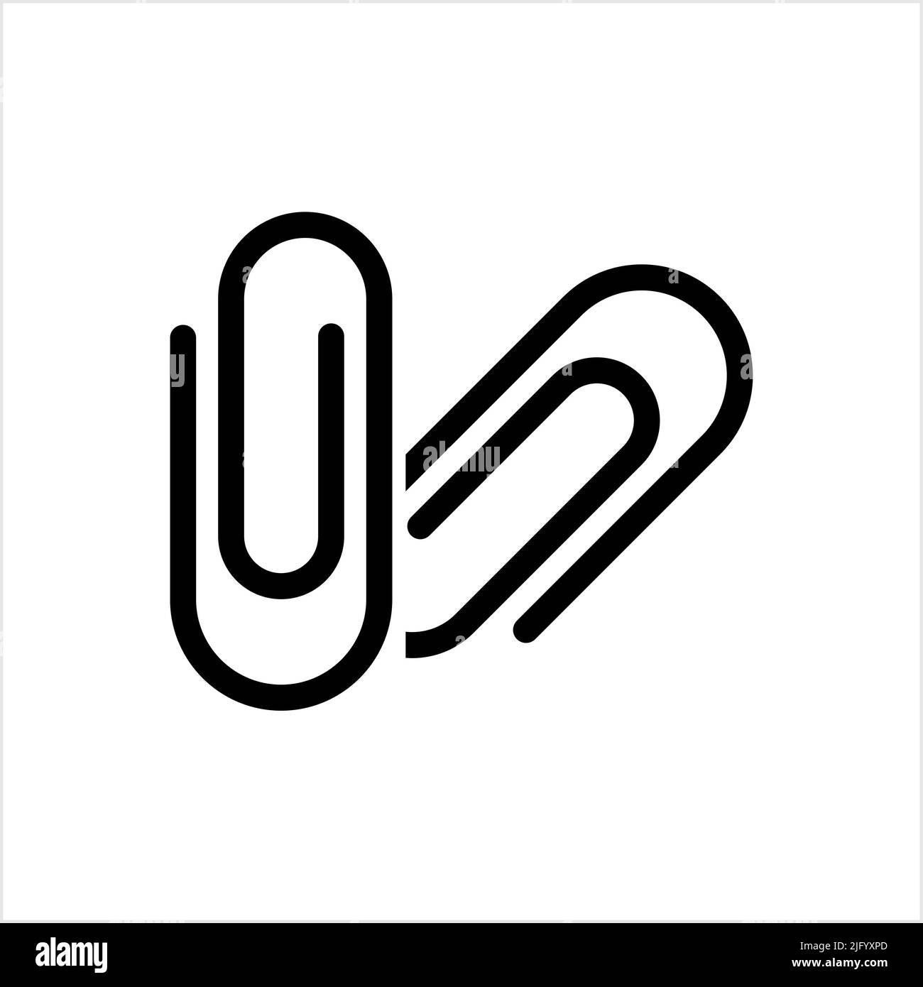Paper Clip Icon Vector Art Illustration Stock Vector Image & Art Alamy