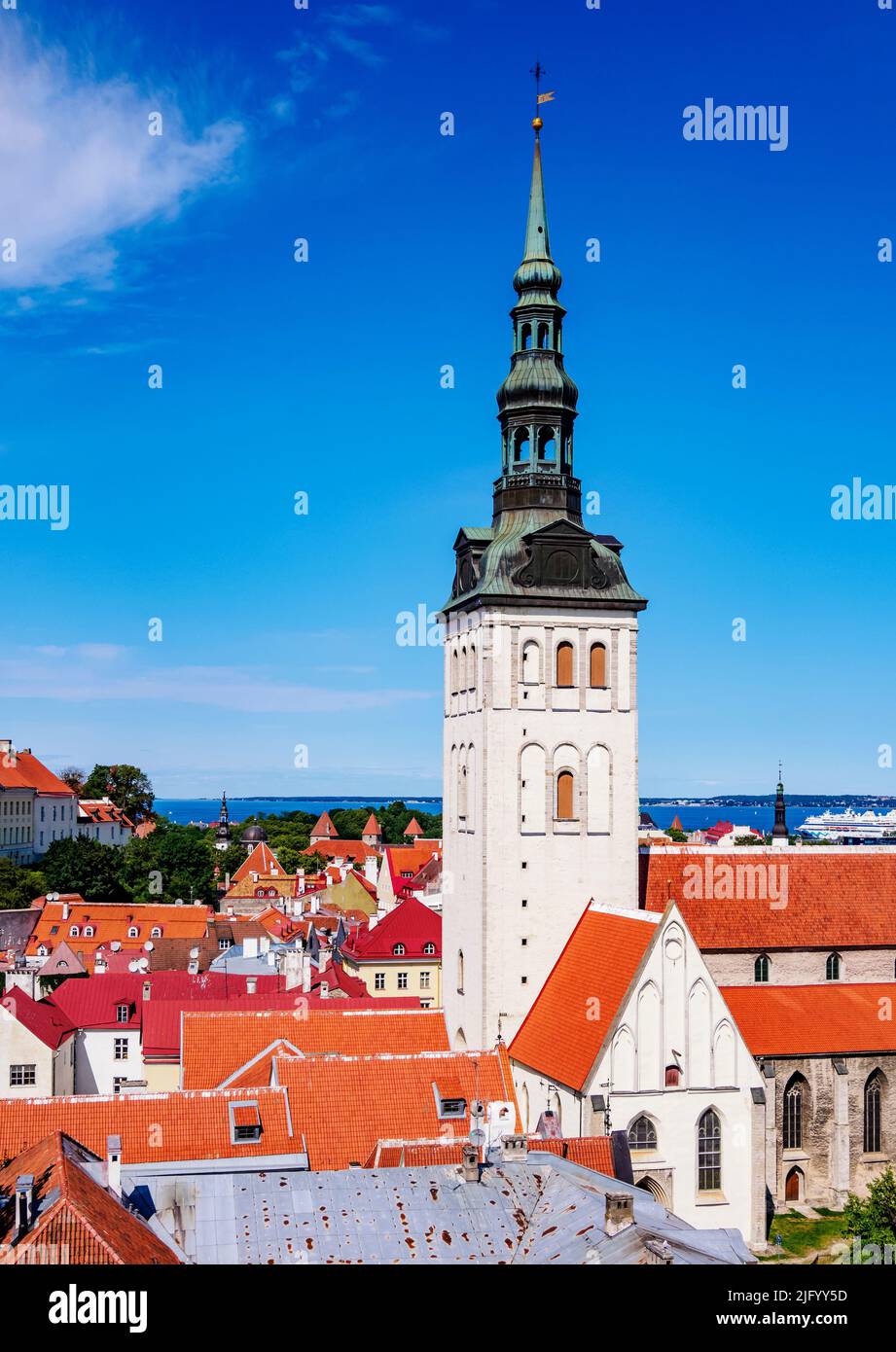 St. Nicholas Church, Old Town, UNESCO World Heritage Site, Tallinn, Estonia, Europe Stock Photo