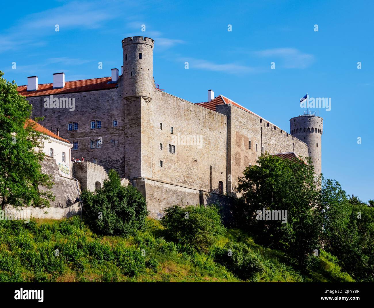 Toompea Castle, Tallinn, Estonia, Europe Stock Photo