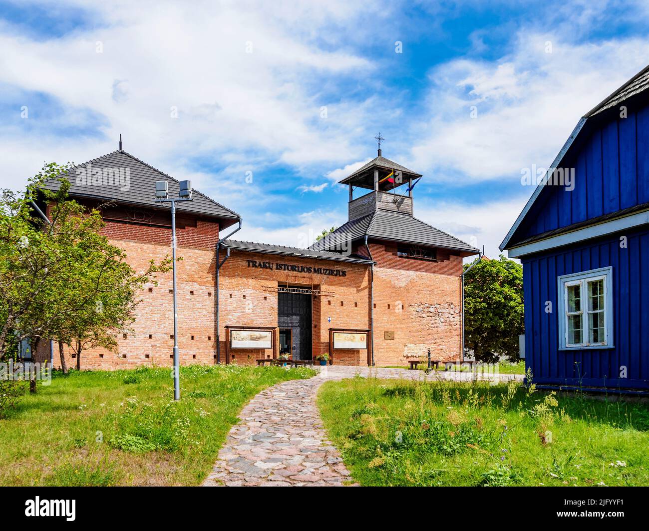 Trakai History Museum, Trakai, Lithuania, Europe Stock Photo