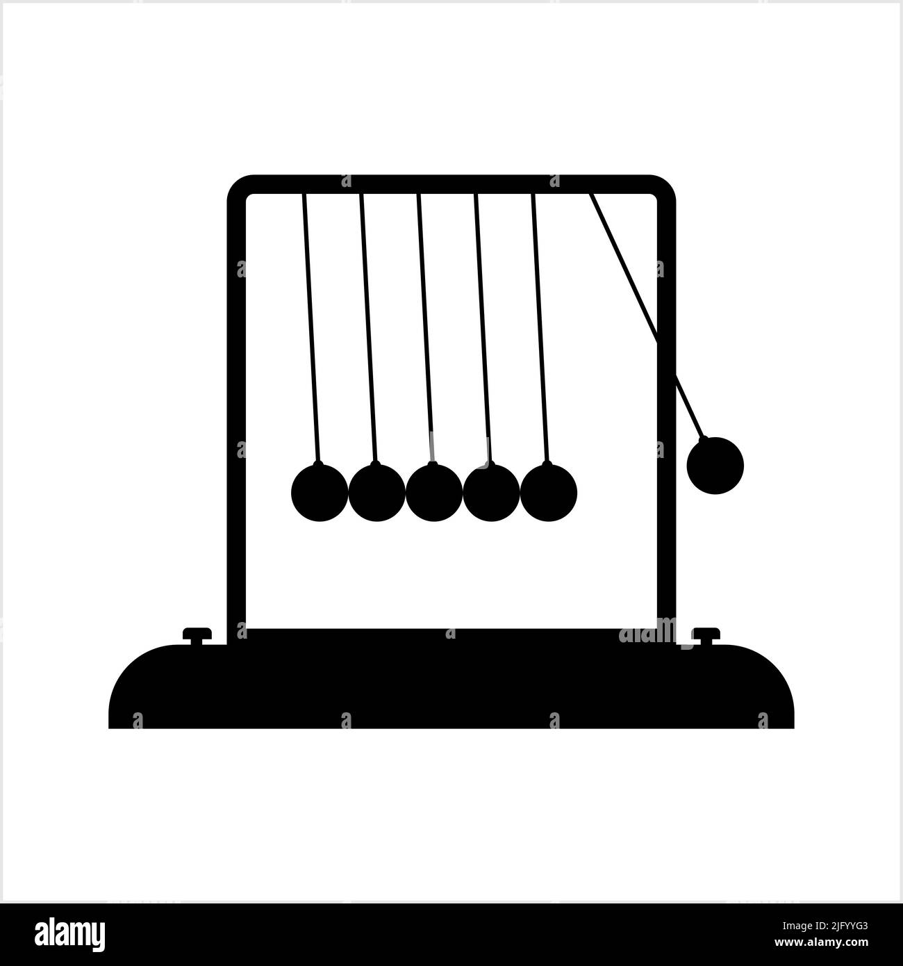 Oscillation Icon, Conservation Of Momentum, Physics Science Education
