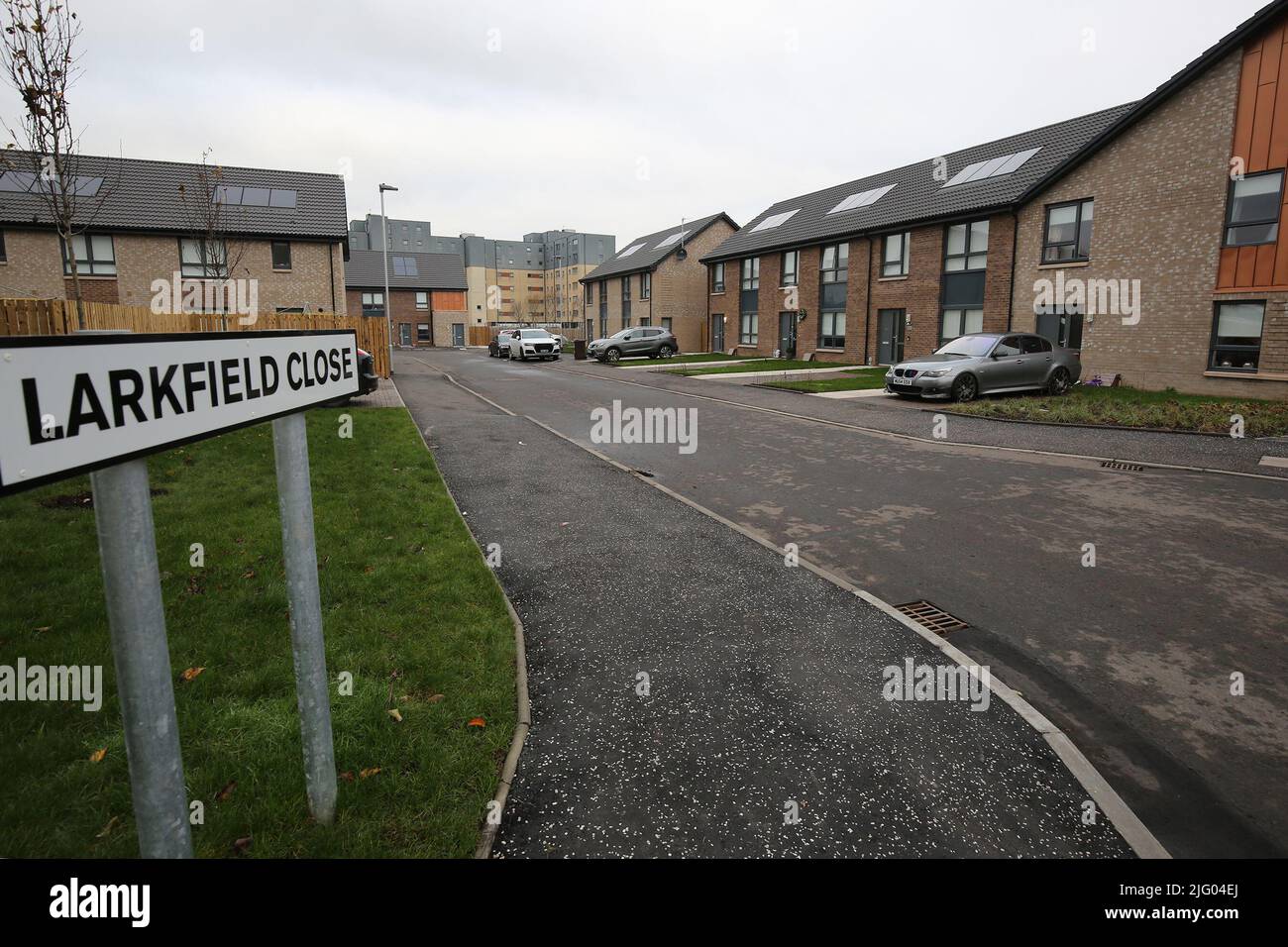Govanhill, Glasgow Scotland, UK. Newly constructed social housing by
