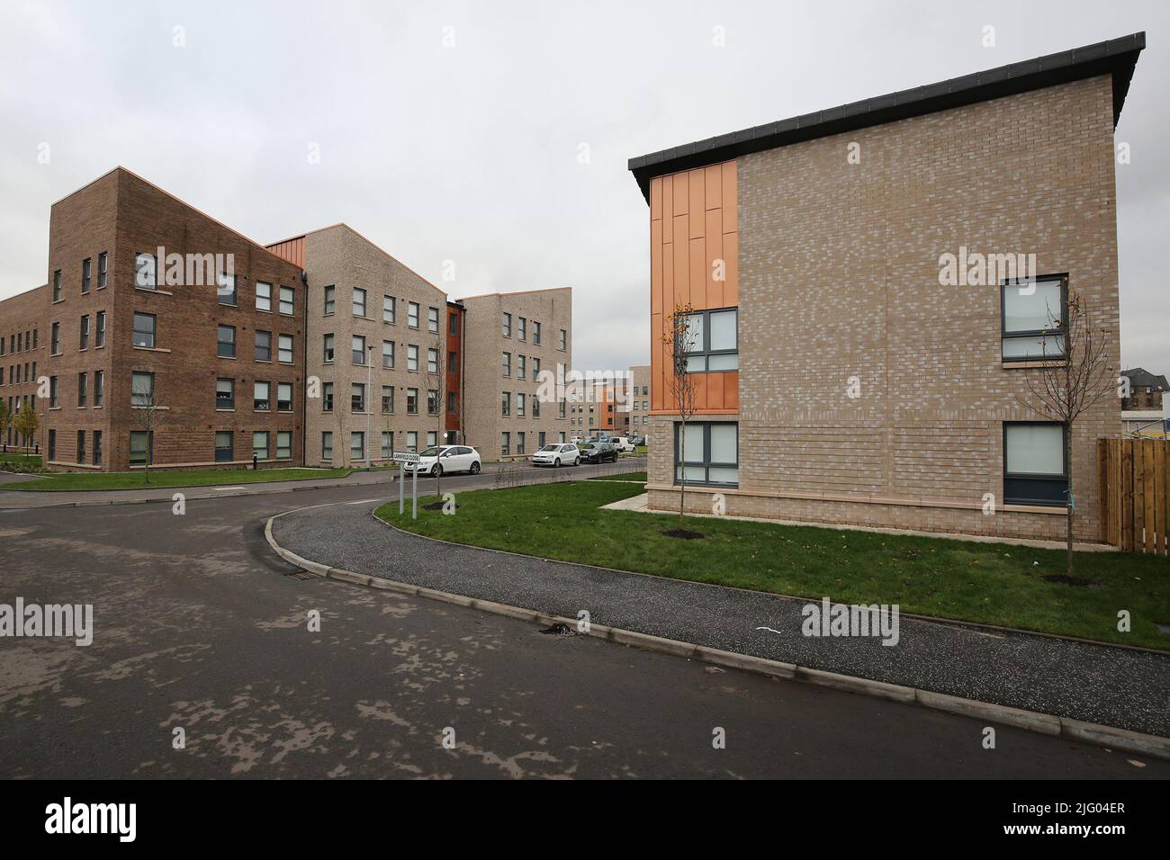 Govanhill, Glasgow Scotland, UK. Newly constructed social housing by