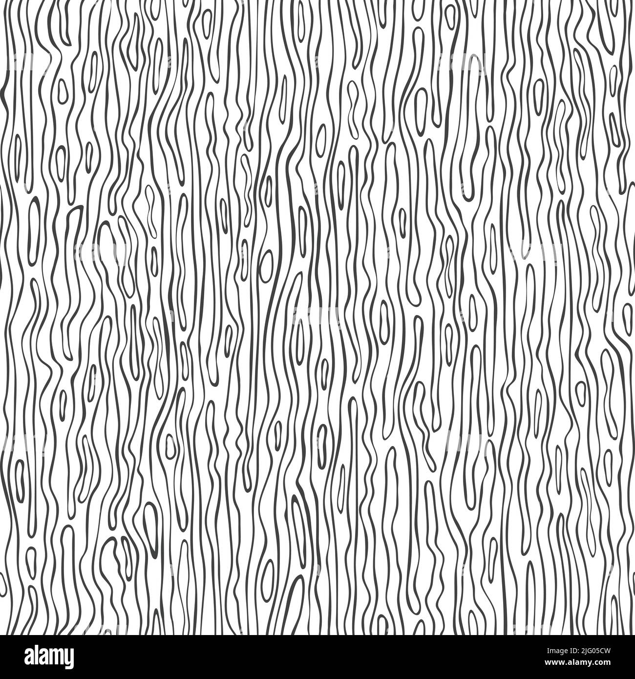 Seamless vector pattern with wavy line texture on white background ...