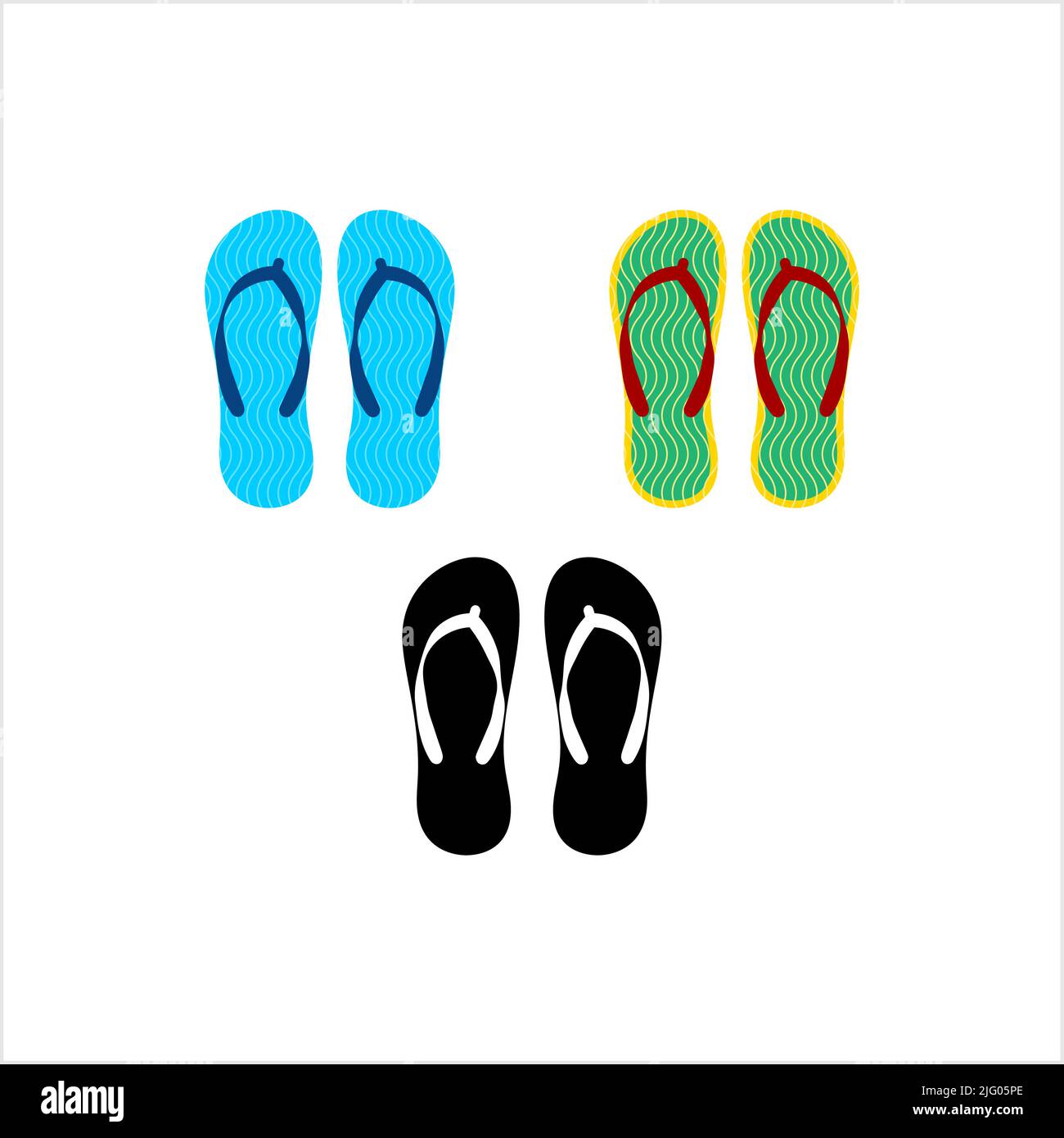 Sleeper Icon, Indoor Use Easy To Put On And Off Footwear Vector Art ...