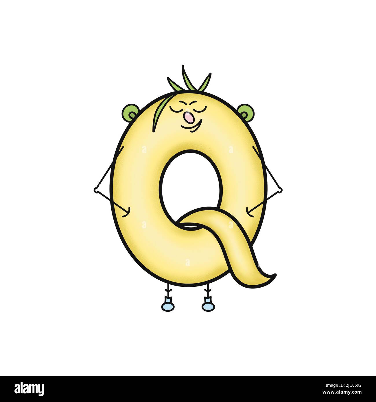 Animated Letter Q
