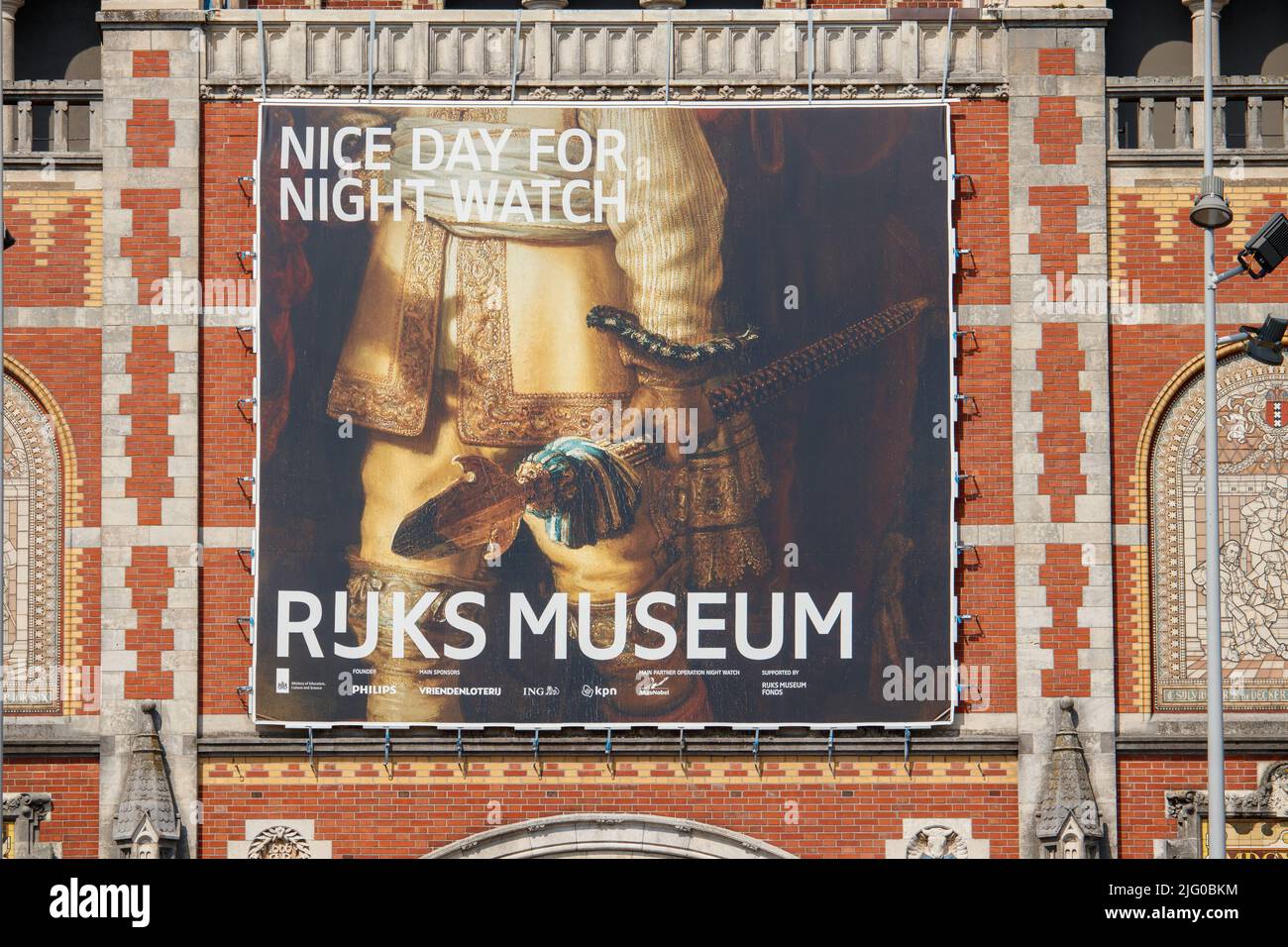 The exterior of the Rijksmuseum, Amsterdam. Stock Photo