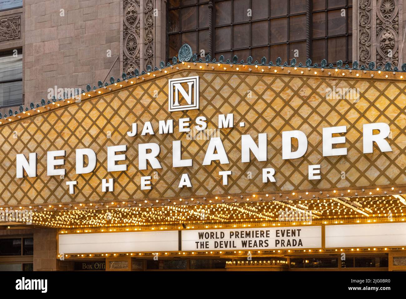 James M. Nederlander Theater is located in the Loop area of Chicago